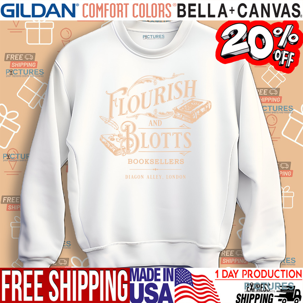 Harry Potter Flourish and Blotts Booksellers Diagon Alley London Shirt