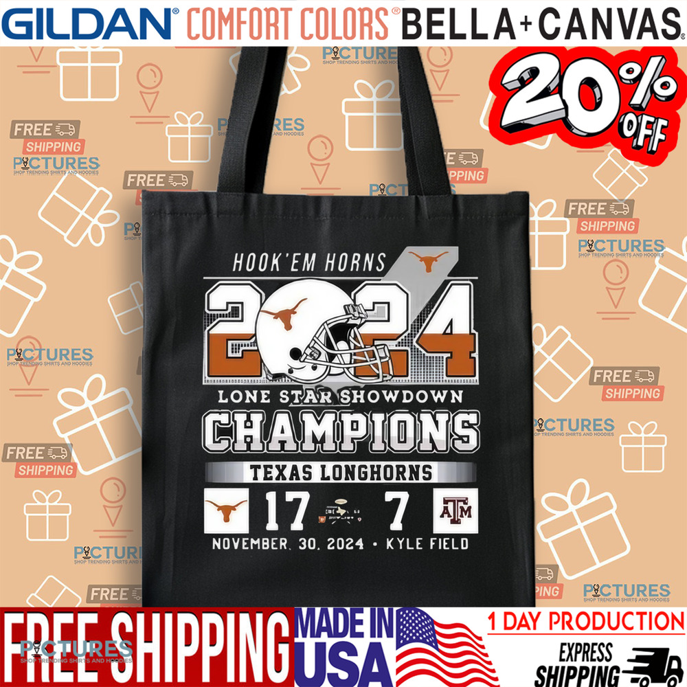Hook 'em Horns Texas Longhorns beat Texas AM lone star showdown champions 2024 shirt