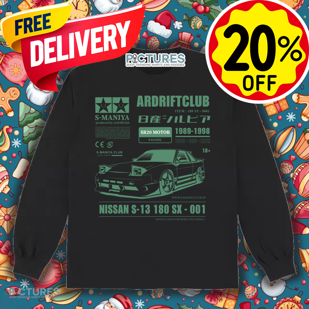 IS-Manila Ar Drift Club SR20 Motor Nissan S13 180 SX-001 Shirt