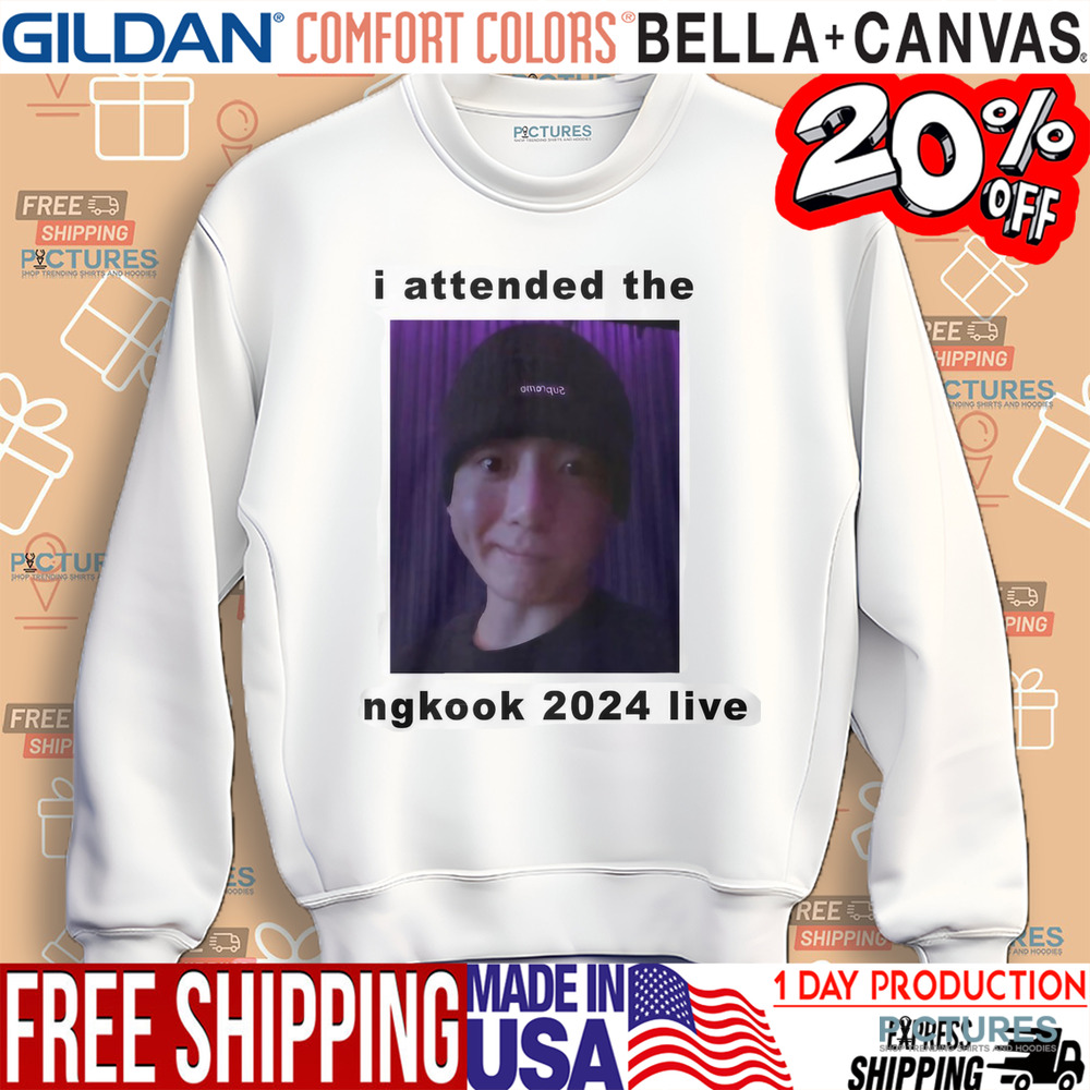 I attended the jungkook 2024 live shirt