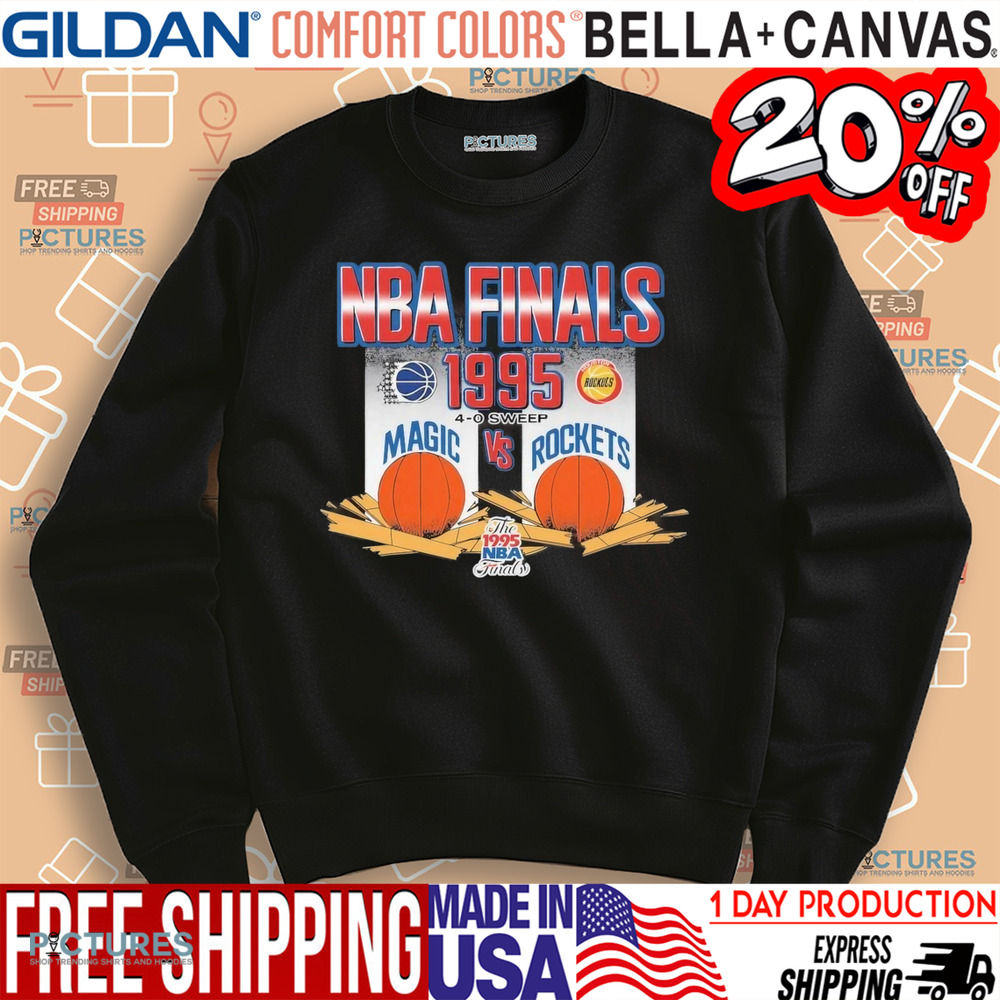 Indiana Pacers Vs Houston Rockets HWC 1995 NBA Finals Matchup Shirt