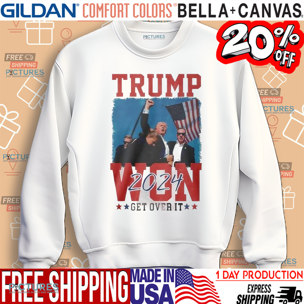 James Woods Trump Won 2024 Get Over It Shirt