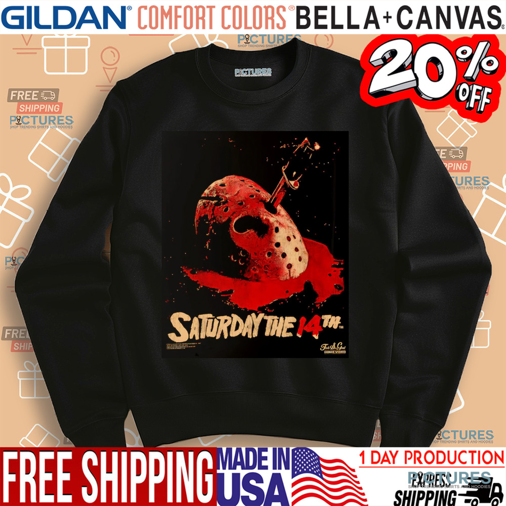 Jason Voorhees Saturday The 14th Mask Knife Shirt