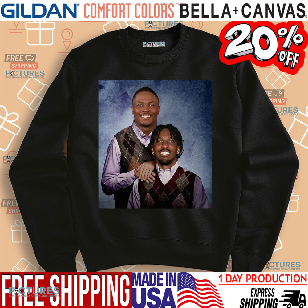 Jayden Daniels Terry McLaurin Step Bros Washington Football Shirt