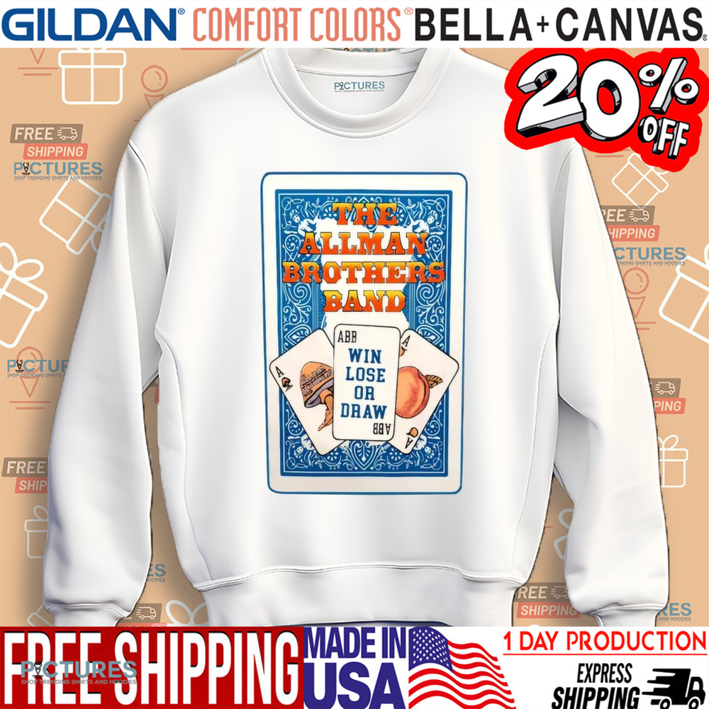 Jimmy Carter Allman Brothers Band Win Lose Or Draw Shirt