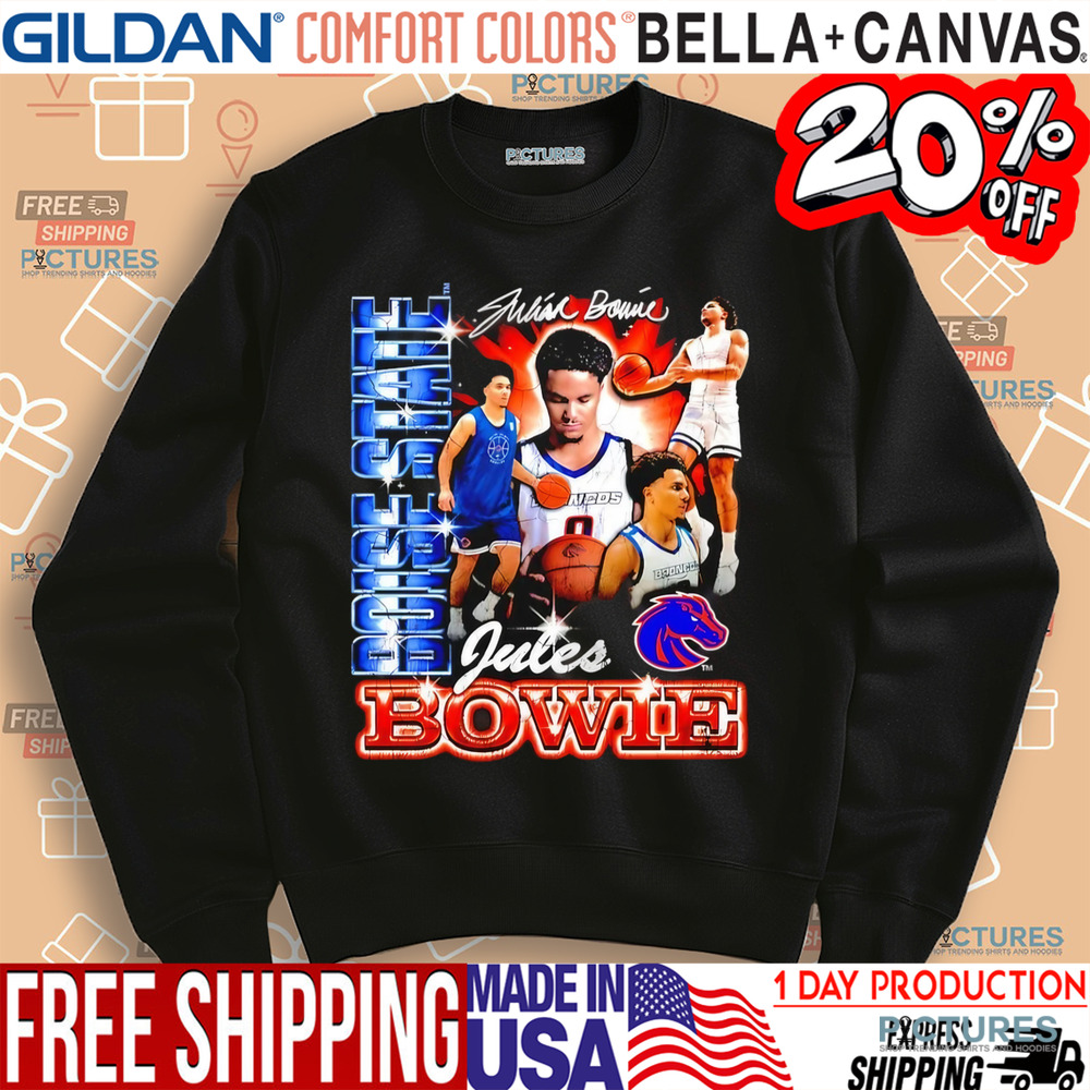 Julian Bowie Boise State Broncos vintage signature shirt