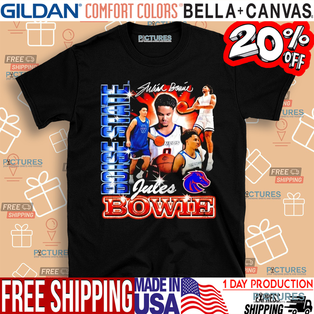 Julian Bowie Boise State Broncos vintage signature shirt