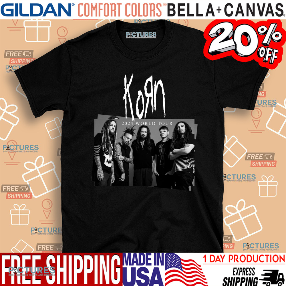 KORN 2024 World Tour Vintage Shirt