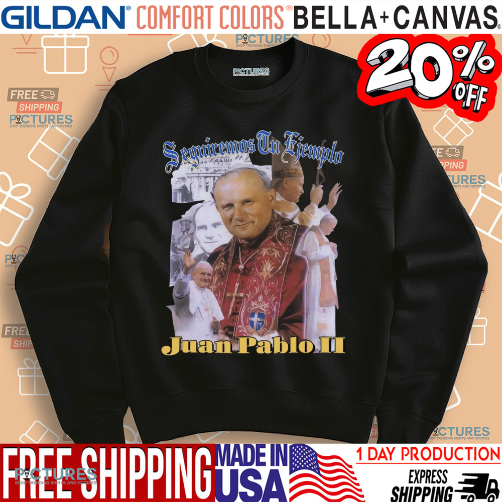 Kanye West White Lives Matter Seguiremos Tu Ejemplo Juan Pablo Ii Shirt
