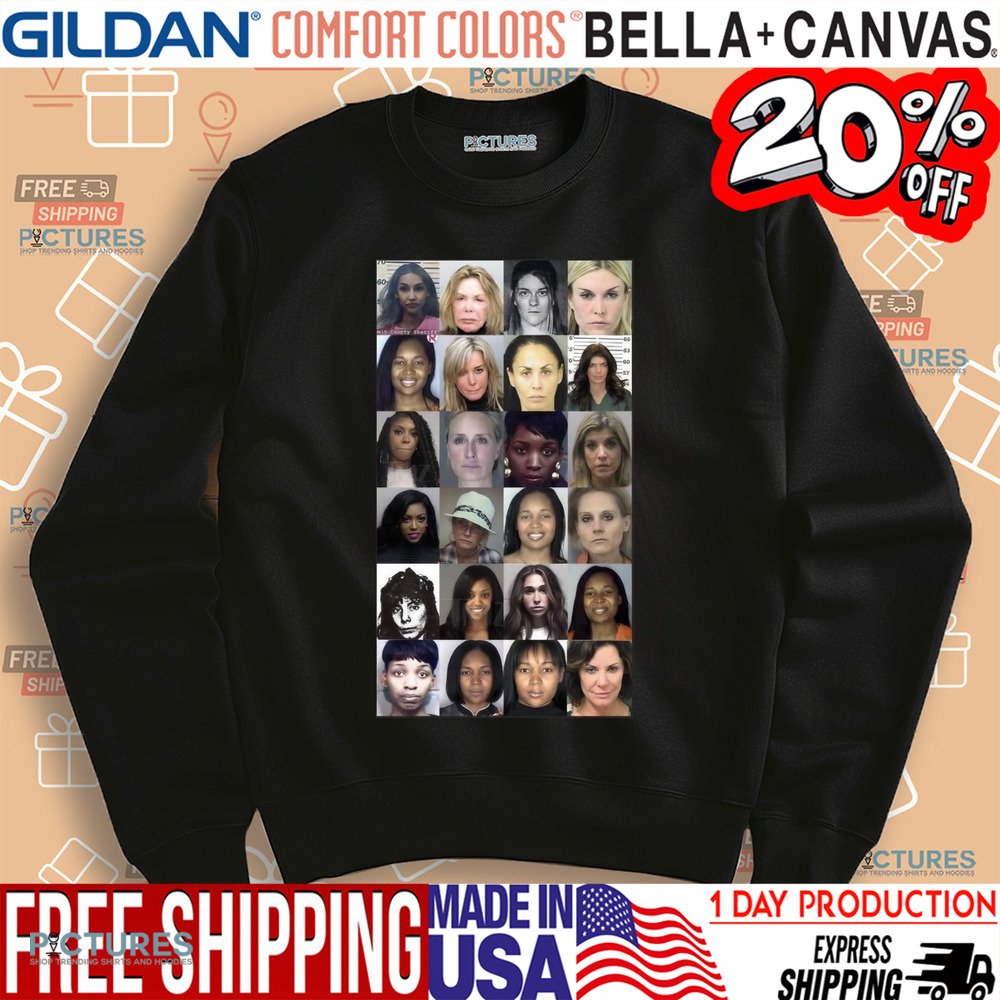 Karen Huger Mugshot Real Housewives Wall Of Fame Shirt