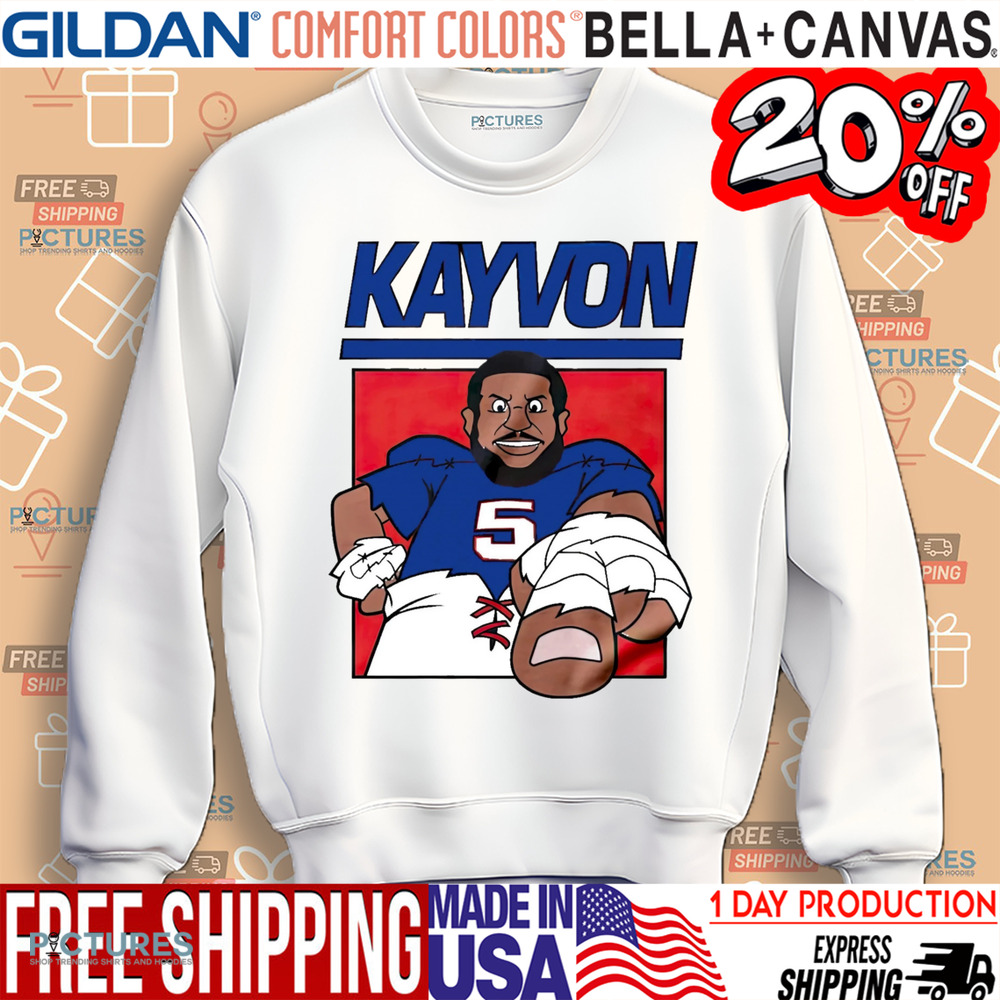 Kayvon Thibodeaux New York Giants Een gigantisch shirt