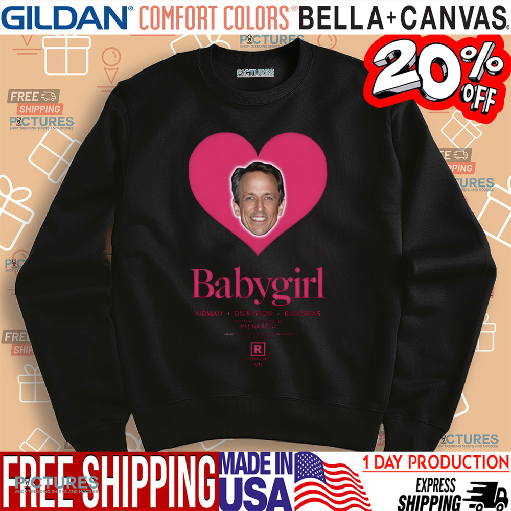 Kidman Harris Dickinson Banderas On Late Night With Seth Meyers Babygirl Shirt