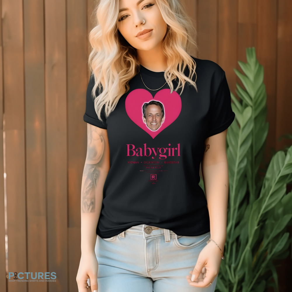 Kidman Harris Dickinson Banderas On Late Night With Seth Meyers Babygirl Shirt