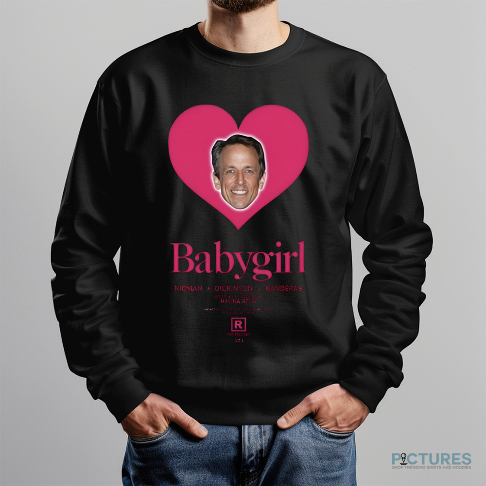 Kidman Harris Dickinson Banderas On Late Night With Seth Meyers Babygirl Shirt