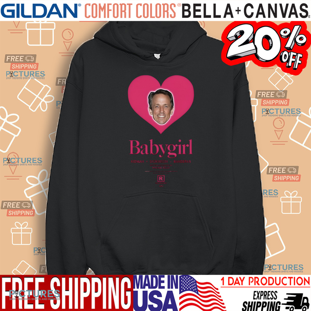 Kidman Harris Dickinson Banderas On Late Night With Seth Meyers Babygirl Shirt