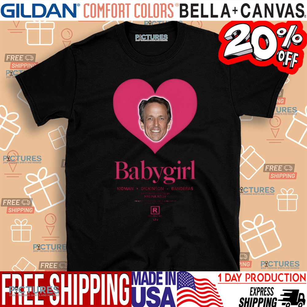 Kidman Harris Dickinson Banderas On Late Night With Seth Meyers Babygirl Shirt