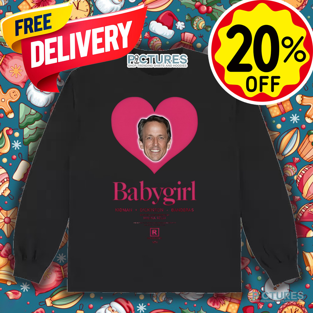Kidman Harris Dickinson Banderas On Late Night With Seth Meyers Babygirl Shirt