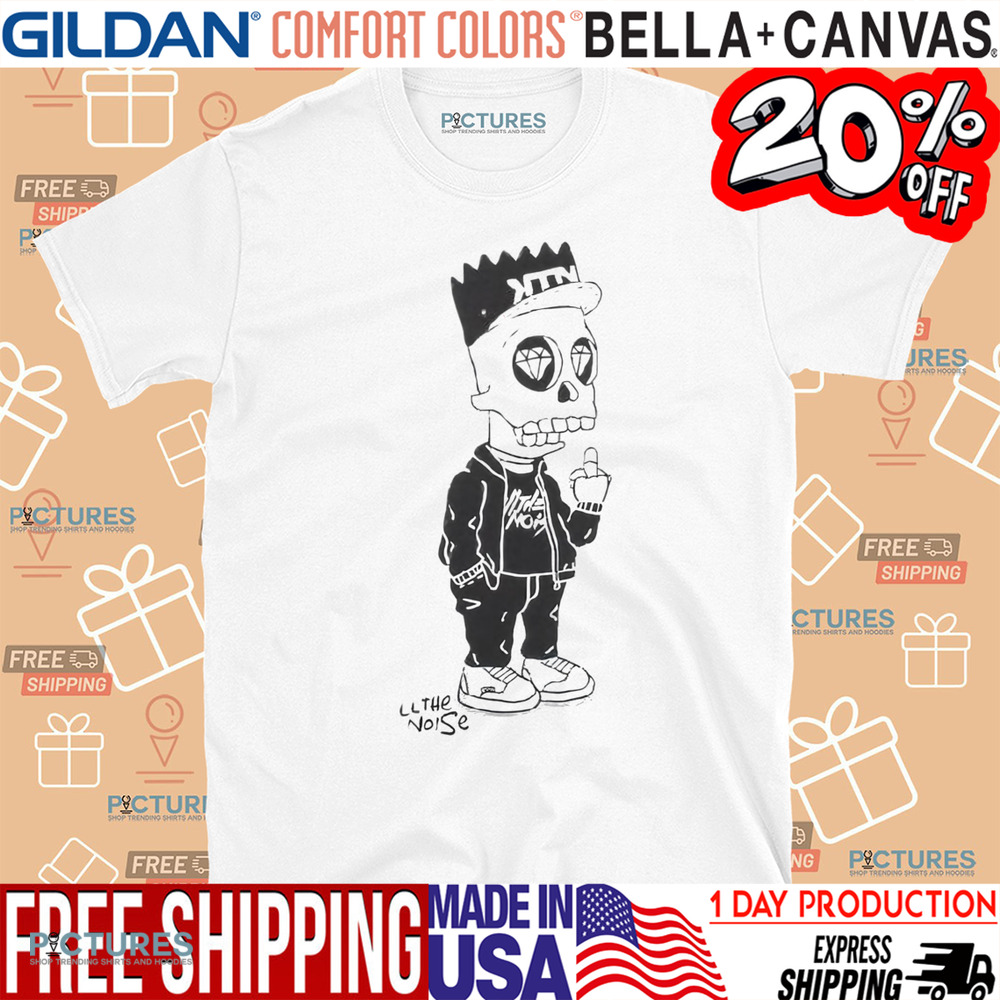 Kill The Noise Bart Simpson Middle Finger Shirt Kill The Noise Bart Simpson Middle Finger Shirt