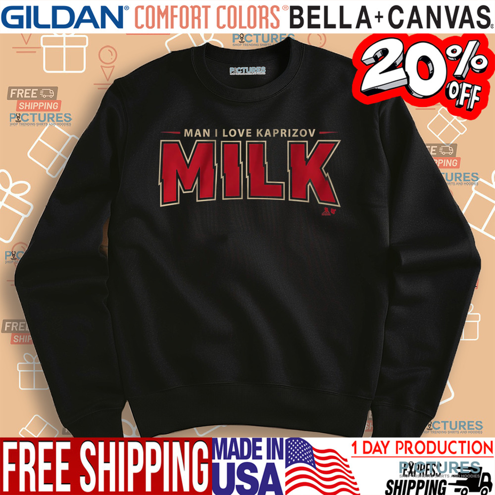 Kirill Kaprizov Minnesota Wild Man I Love Kaprizov MILK Shirt