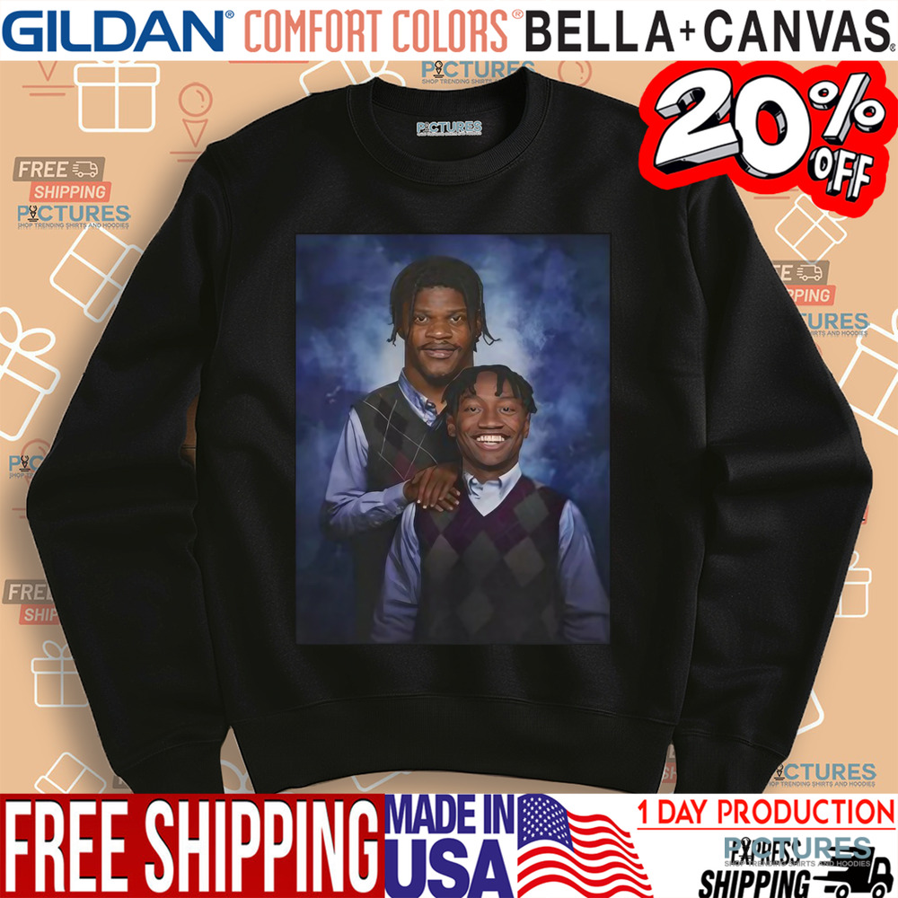 Lamar Jackson Zay Flowers Step Brothers Shirt