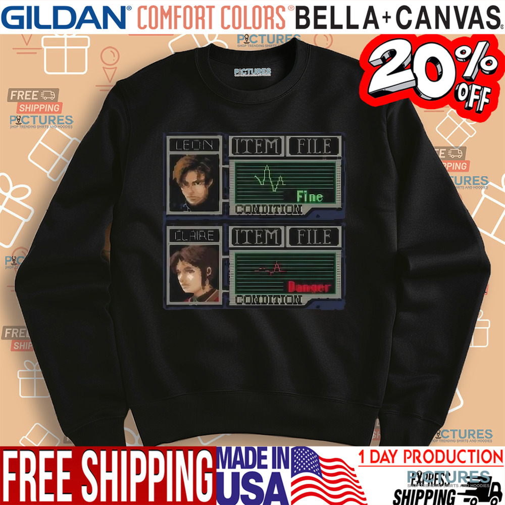 Leon Item File Claire Item File Condition Shirt