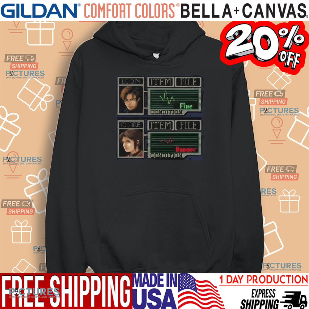 Leon Item File Claire Item File Condition Shirt Leon Item File Claire Item File Condition Shirt