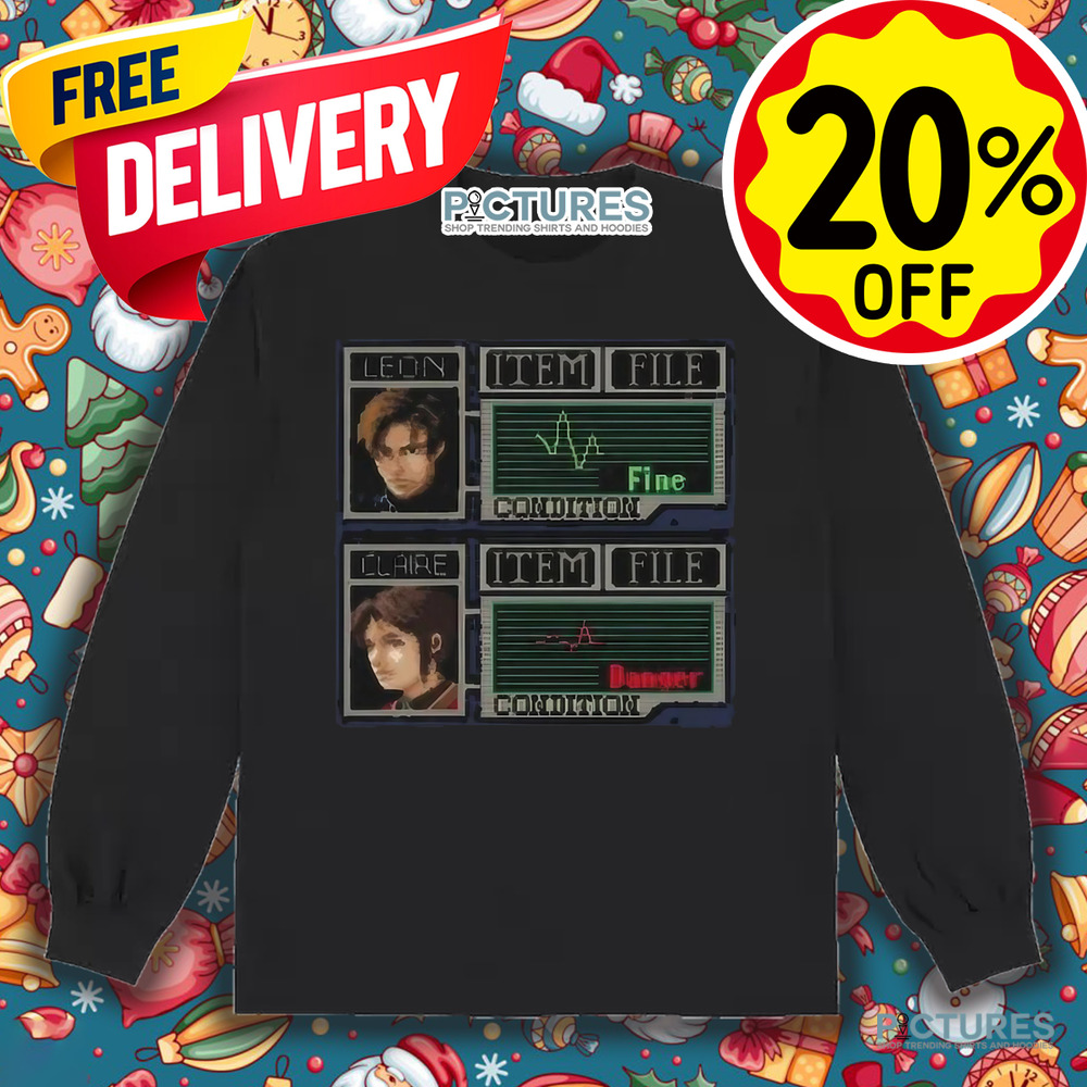 Leon Item File Claire Item File Condition Shirt Leon Item File Claire Item File Condition Shirt