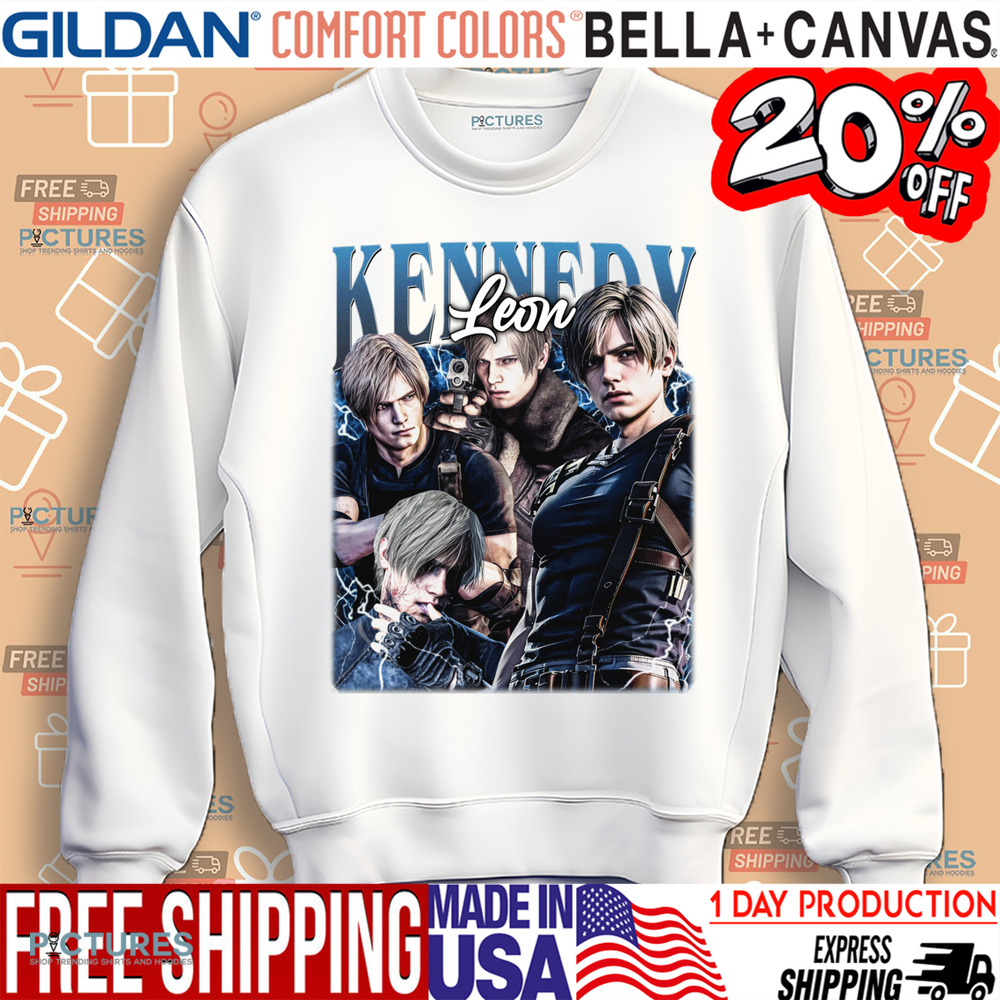 Leon Kennedy Blue Version Vintage Bootleg Shirt