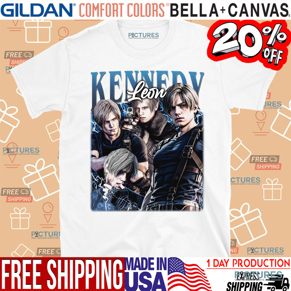 Leon Kennedy Blue Version Vintage Bootleg Shirt