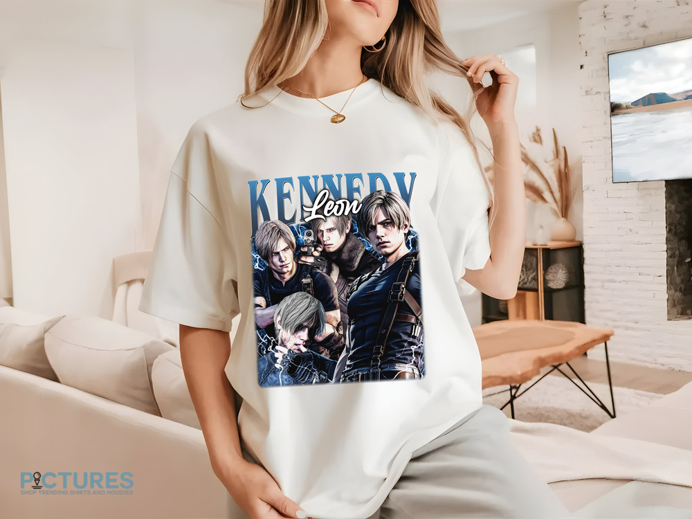 Leon Kennedy Blue Version Vintage Bootleg Shirt