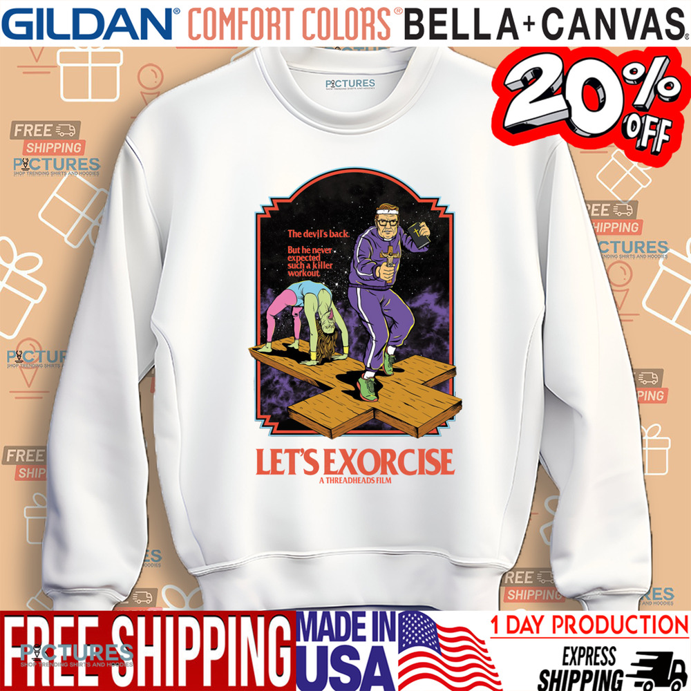 Let's Exorcise The Devil's Back But He Never Expected Such A Killer Workour Shirt