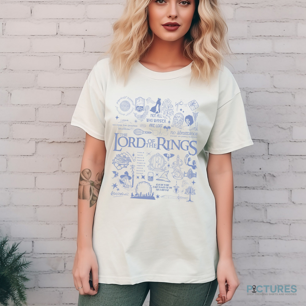 Lord Of The Rings Not All Who Wander Are Lost Shirt