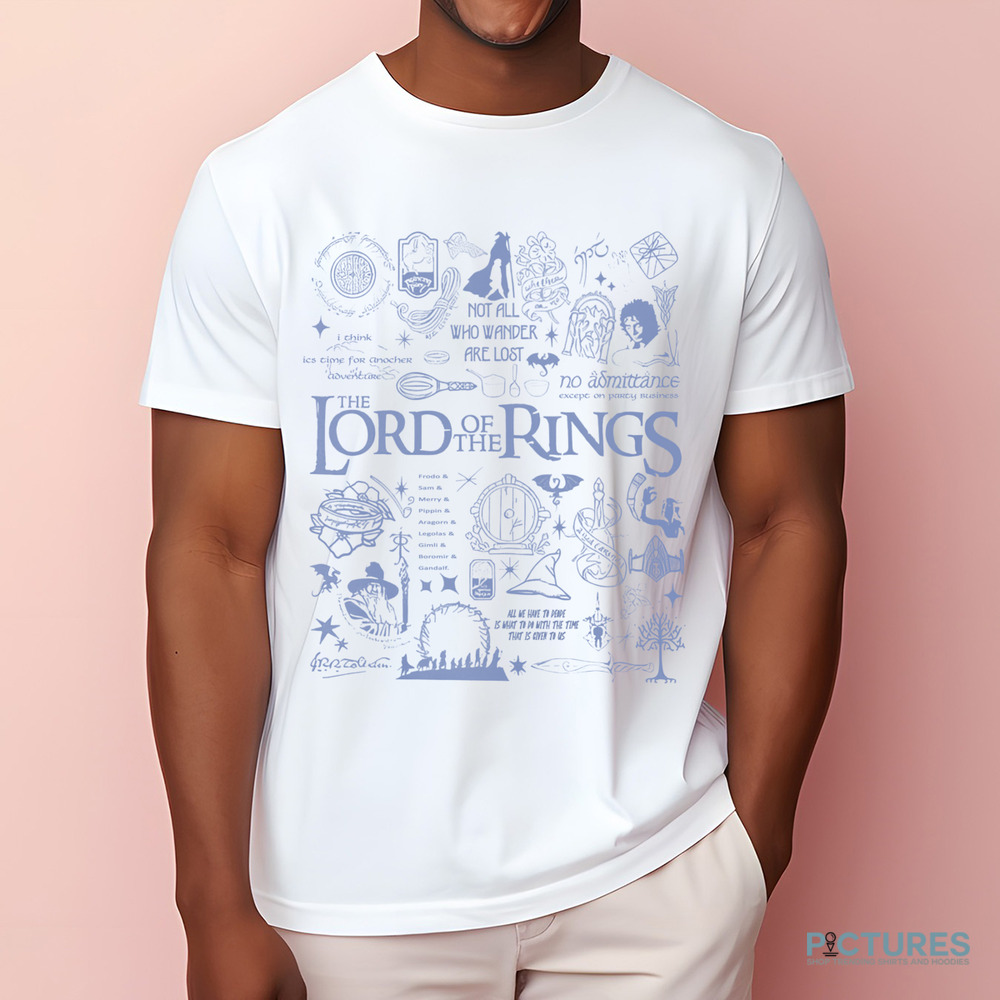 Lord Of The Rings Not All Who Wander Are Lost Shirt