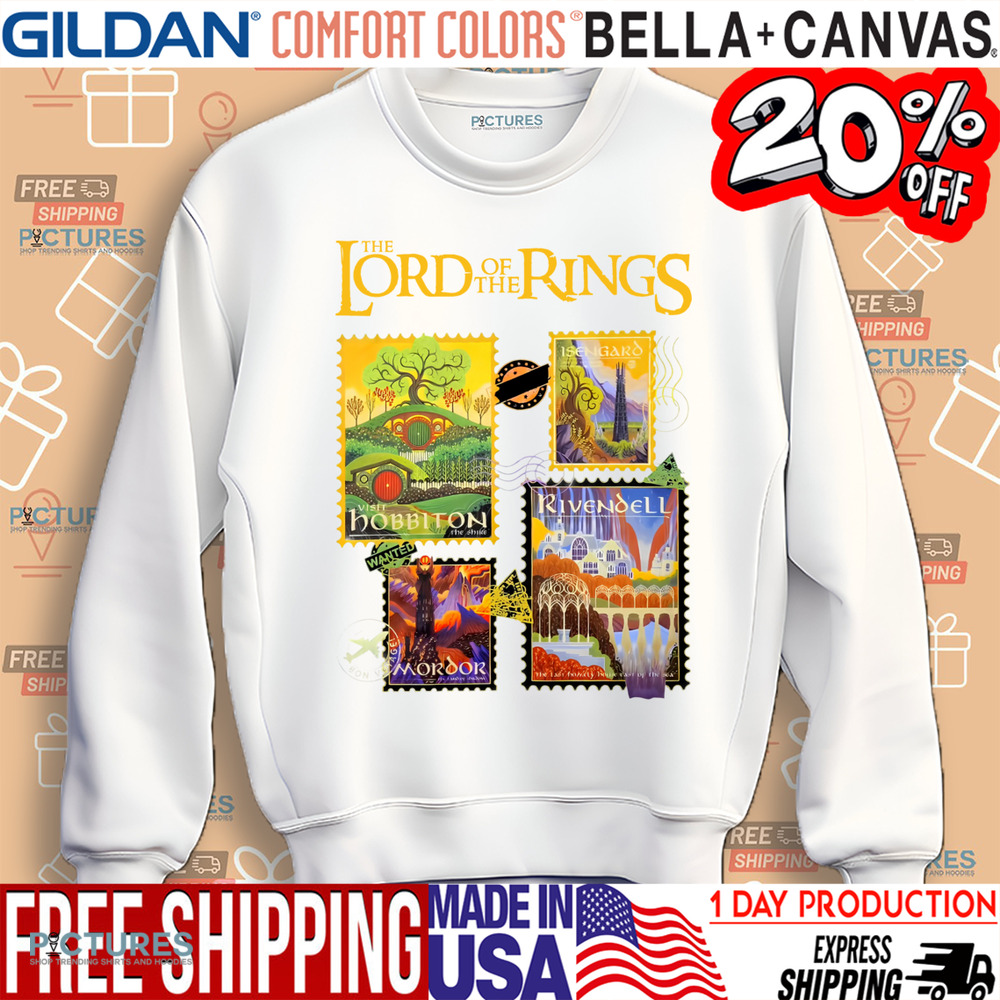 Lord Of The Rings Stamps Shirt