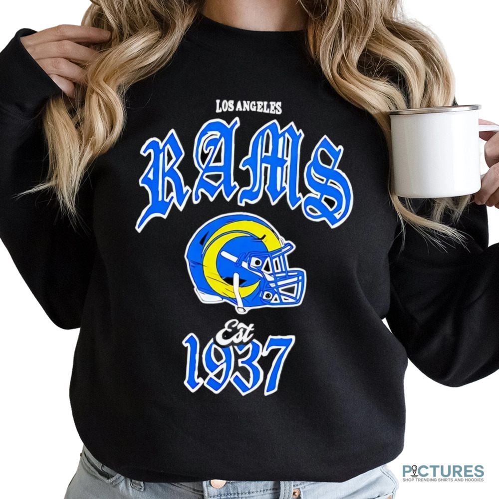 Los Angeles Rams helmet est 1937 shirt
