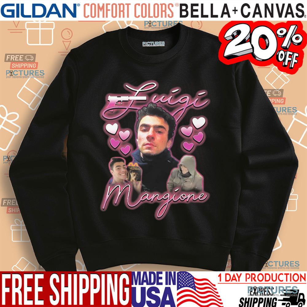 Luigi Mangione Heart Shirt