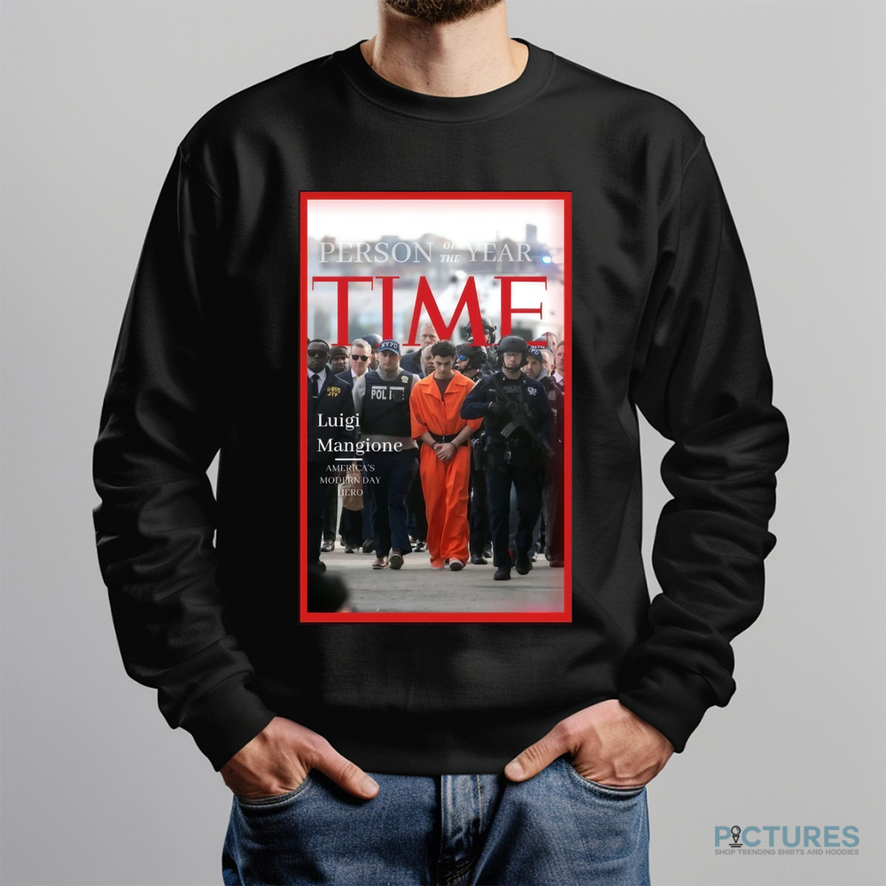 Luigi Mangione Person Of The Year Time America’s Modern Day Hero Shirt