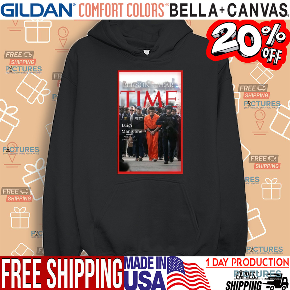 Luigi Mangione Person Of The Year Time America’s Modern Day Hero Shirt
