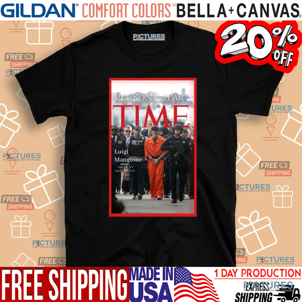 Luigi Mangione Person Of The Year Time America’s Modern Day Hero Shirt
