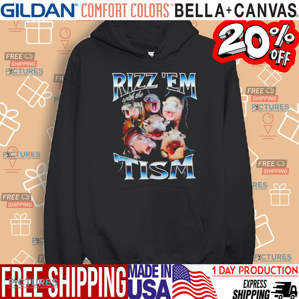 Moo Deng Rizz em with the tism vintage bootleg shirt