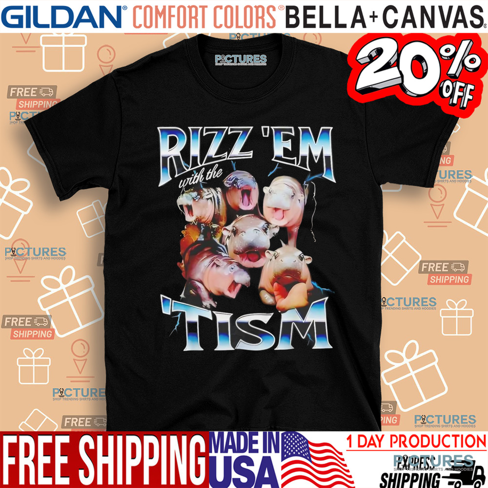 Moo Deng Rizz em with the tism vintage bootleg shirt