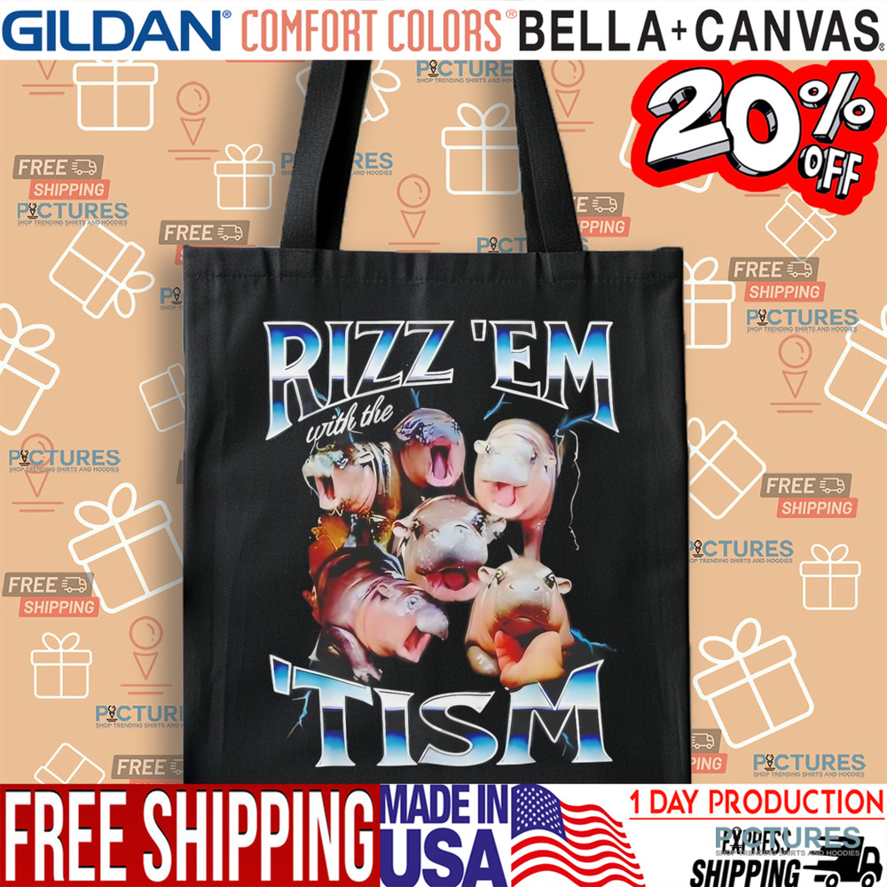 Moo Deng Rizz em with the tism vintage bootleg shirt