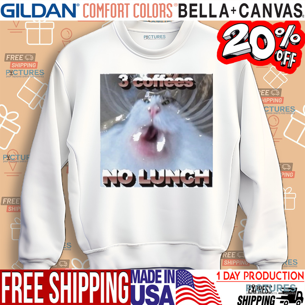 Mr.Monch 3 Coffees No Lunch Monch Shirt