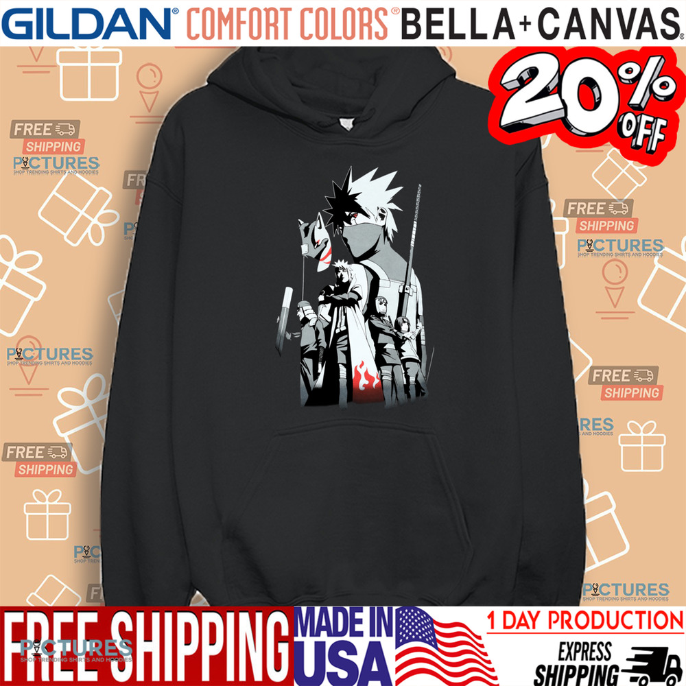 Naruto Shippuden Kakashi Story Anime Graphic Shirt Naruto Shippuden Kakashi Story Anime Graphic Shirt