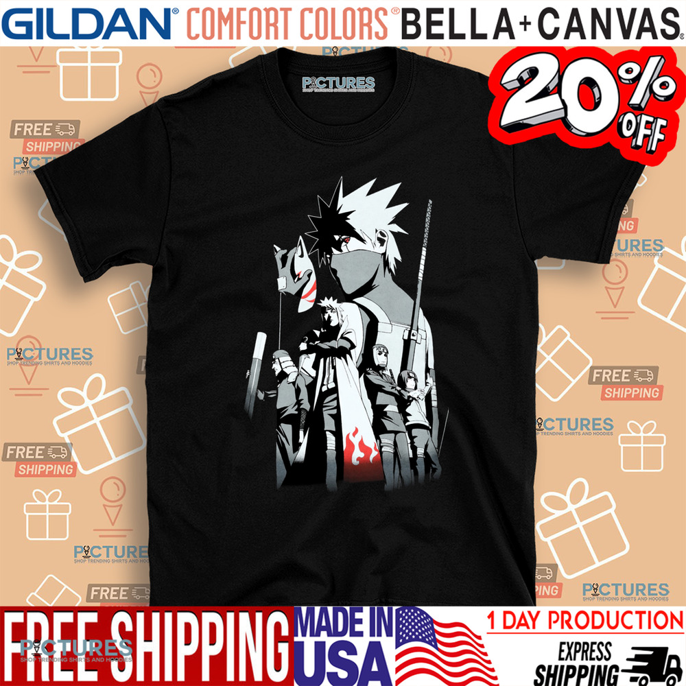 Naruto Shippuden Kakashi Story Anime Graphic Shirt Naruto Shippuden Kakashi Story Anime Graphic Shirt