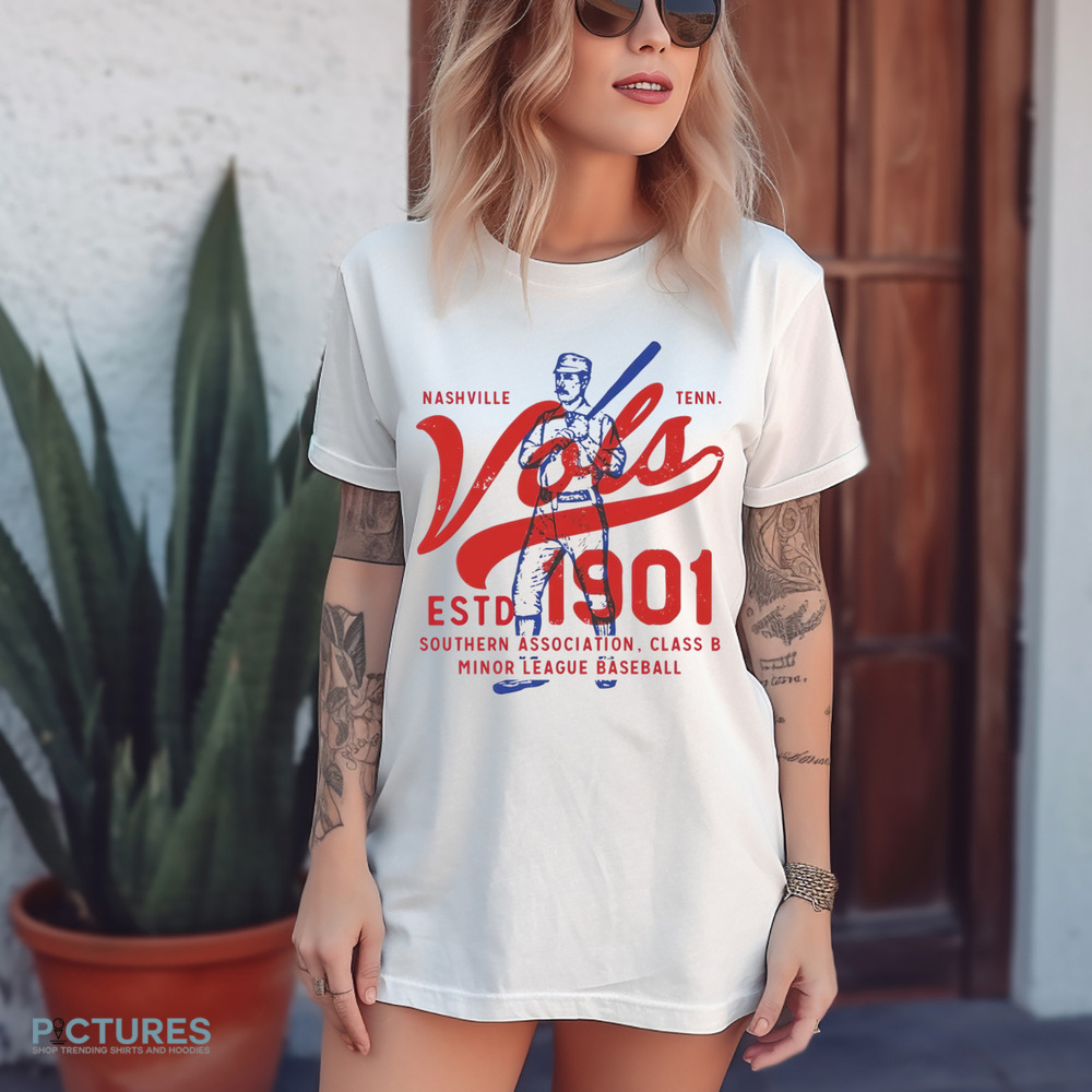 Nashville Vols Tennessee Vintage Defunct Baseball Teams Shirt