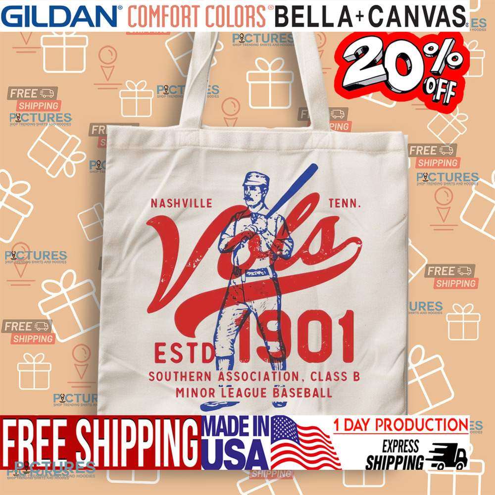 Nashville Vols Tennessee Vintage Defunct Baseball Teams Shirt