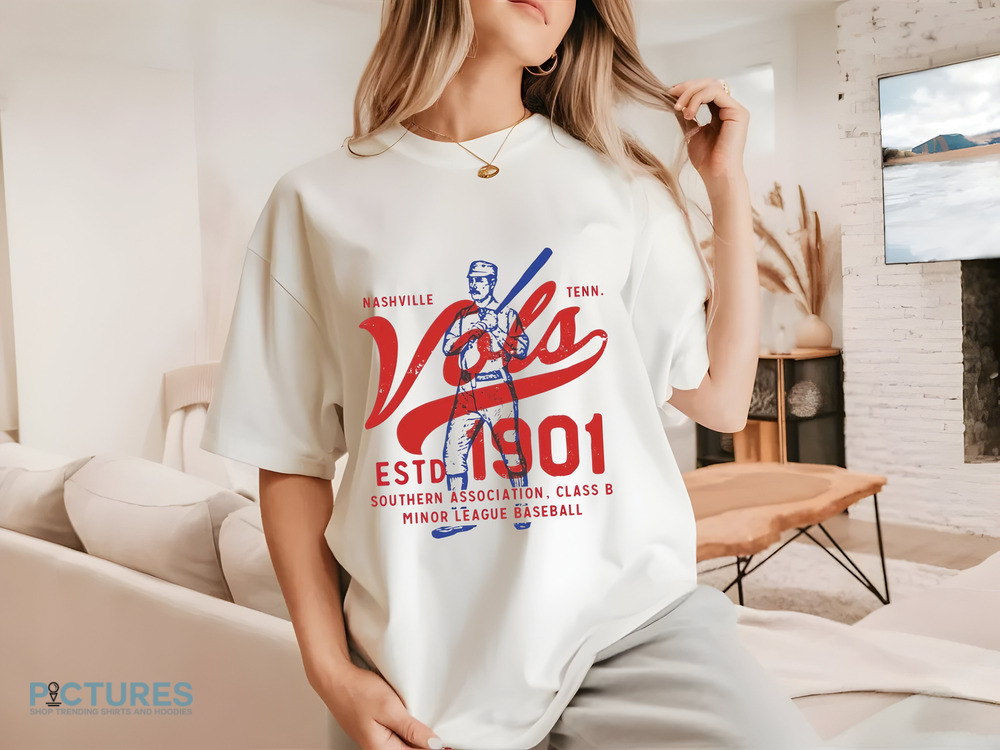 Nashville Vols Tennessee Vintage Defunct Baseball Teams Shirt