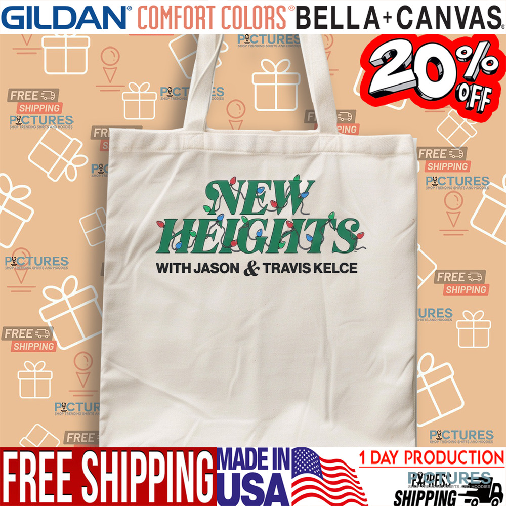 New Heights Podcast Holiday Lights With Jason And Travis Kelce Kansas City Chiefs Christmas 2024 Shirt