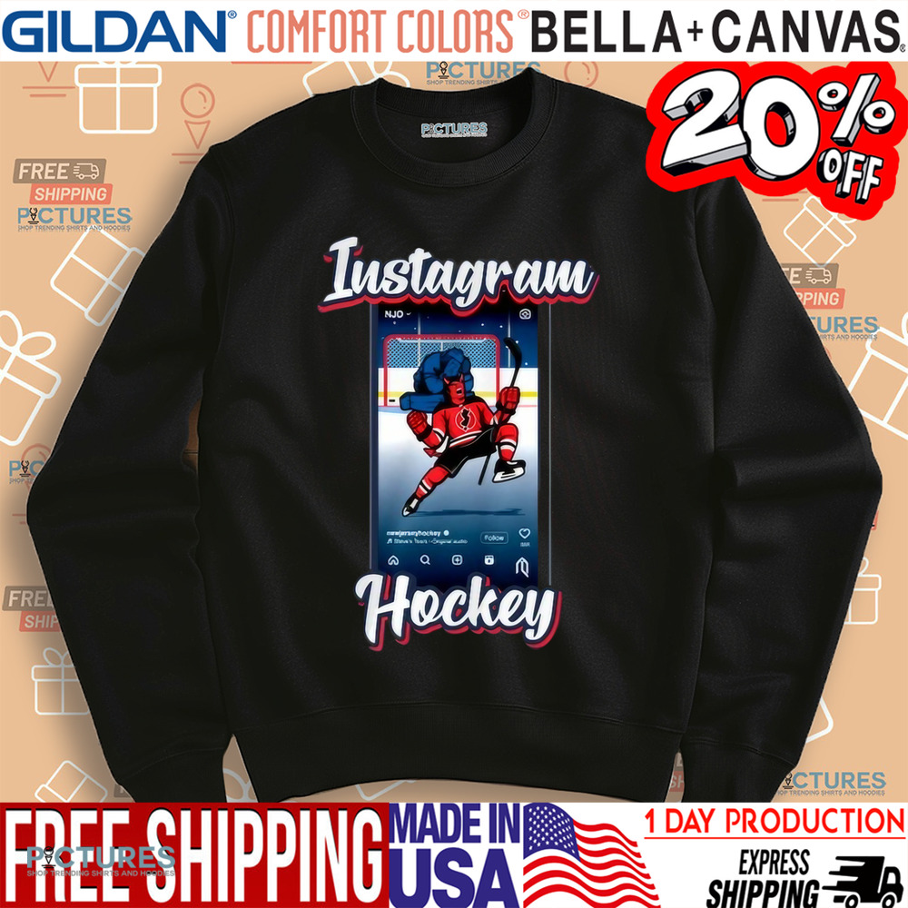 New Jersey Devils Instagram Hockey shirt